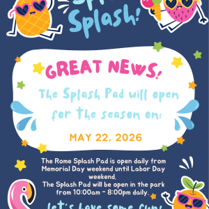 Splash Pad - Open For The Season!